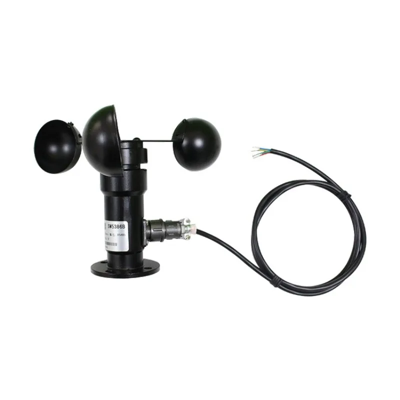 SM5386 wind speed sensor RS485 current 4-20mA voltage aluminum three cups, wind