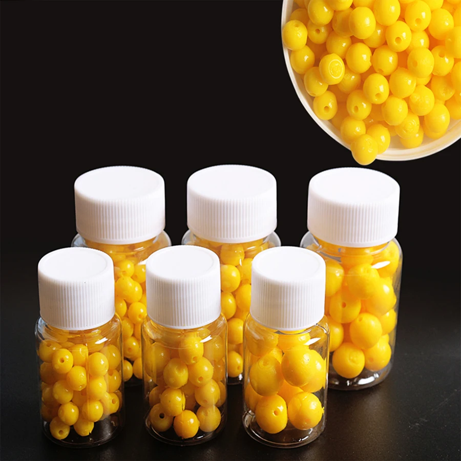 حبة صيد عائمة بنكهة الذرة لويا ، كرة عائمة خاصة ، طفو عالي ، 8 # ، 10 # ، 14 # ، 30 روض