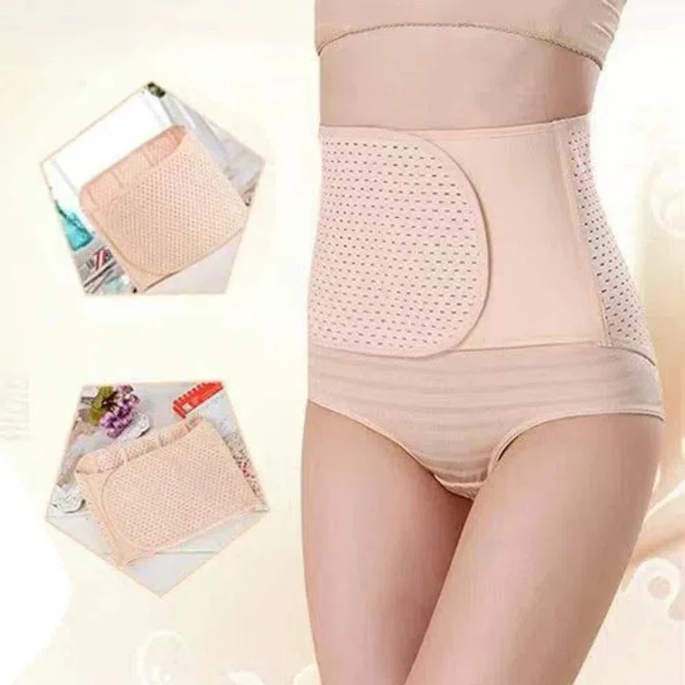 Fajas cómodas para el vientre, seda elástica transpirable, forma del cuerpo posparto, cartílago, costura fina, ropa moldeadora, deporte