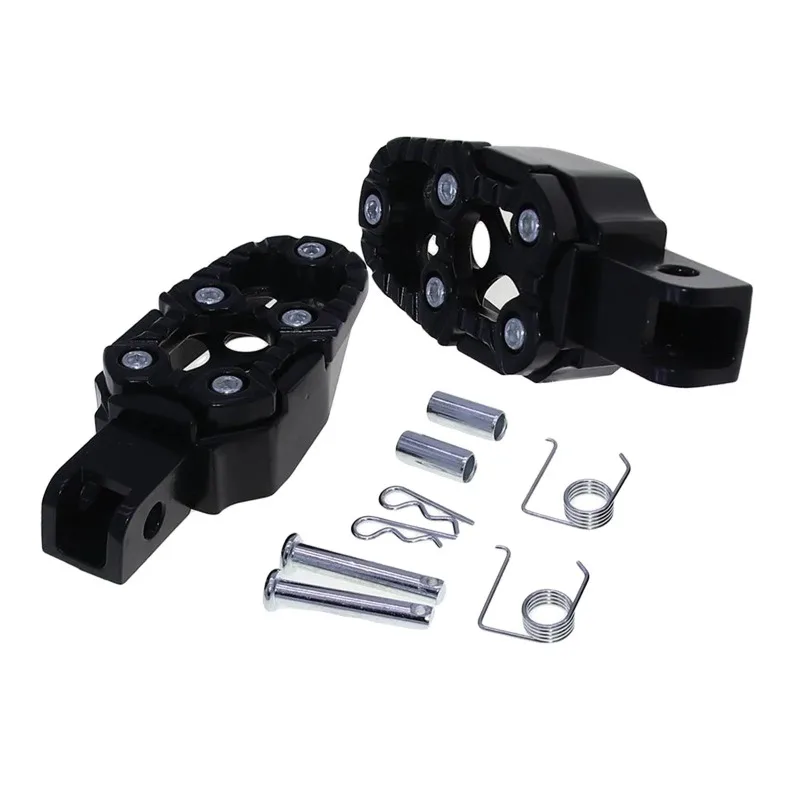 1 Pair Motorcycle Modification Aluminum Alloy Pedals Rear Anti Slip Pedal Universal Foot Pedal Motorcycle Accessories