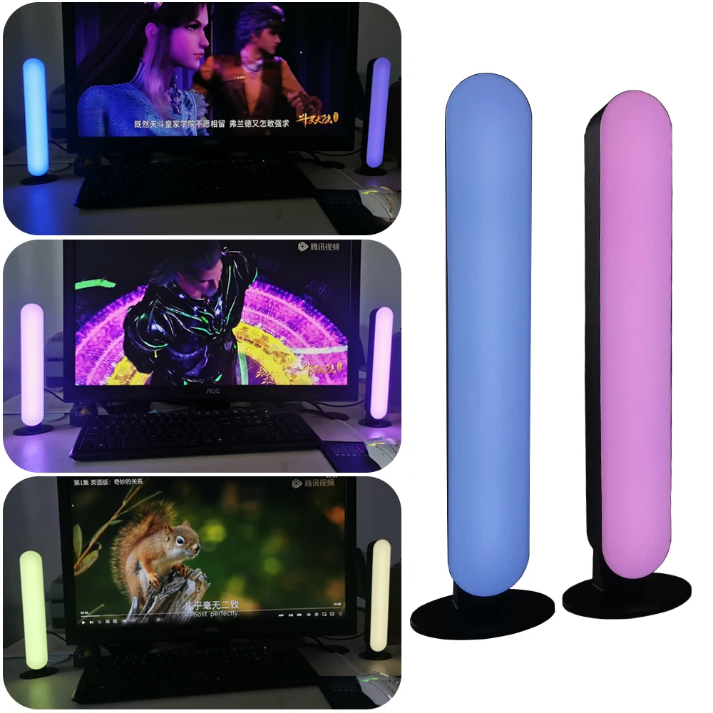 Ambilight-Bande lumineuse de jeu TV, rétroéclairage de moniteur d'ordinateur, diodes de paupières, HDMI, divination d'écran RVB, lampe de décoration de pièce