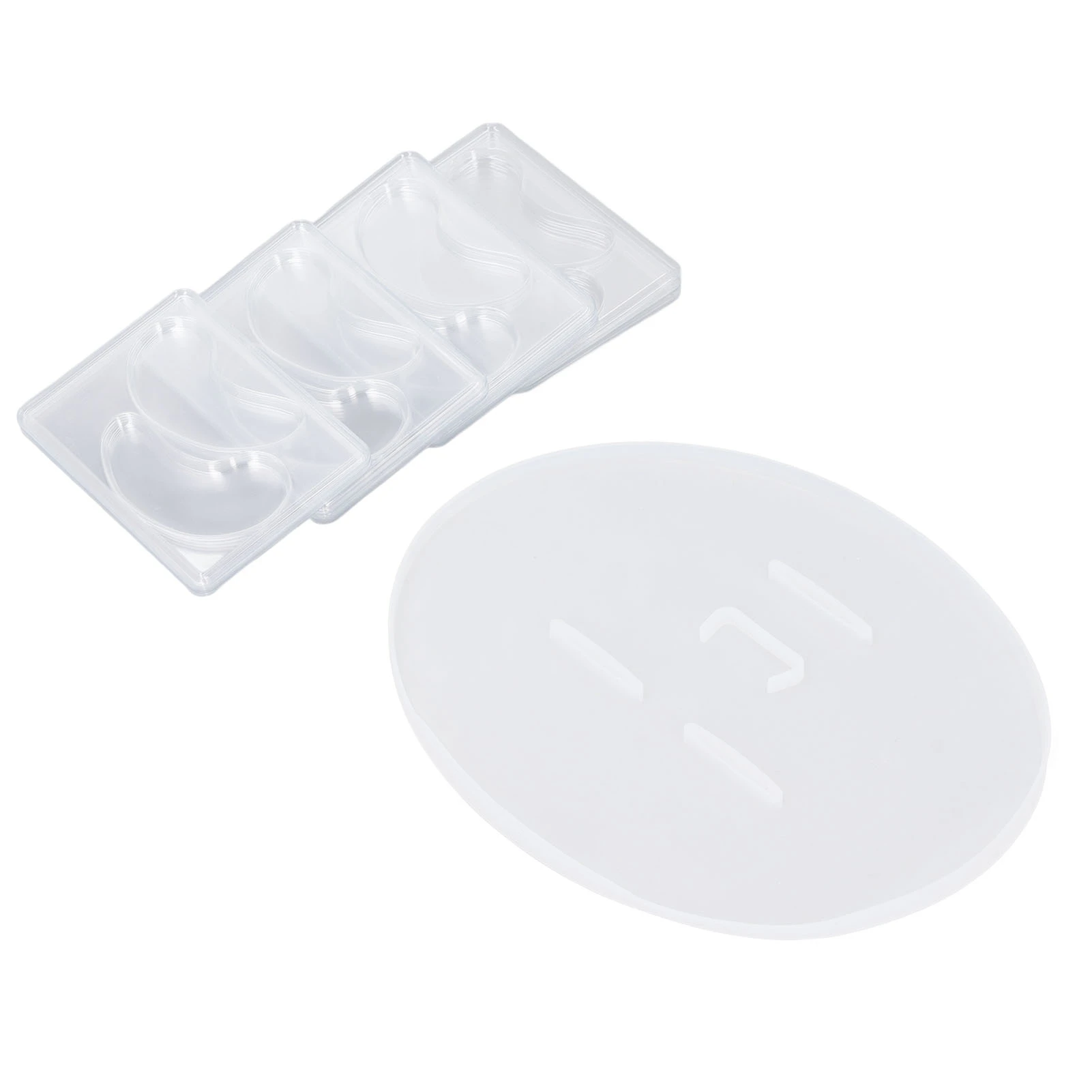 Facial Mask Mold Eye Patch Molds Silicone Reusable DIY Mask Maker Tools for Salon Home Use