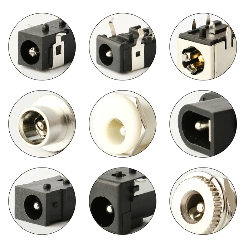 10Pcs/lot Power socket 5.5*2.1 Power Supply DC-005B Power socket 5.5x2.5mm