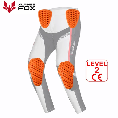 Equipo de protección para motocicleta con certificado CE nivel 2, protección de rodilla, pantalones gruesos y suaves para Motocross, rodilleras protectoras, almohadilla para la cadera