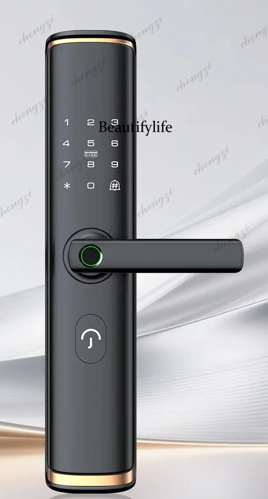 Smart lock L90 one grip open fingerprint password support APP home anti-theft door lock