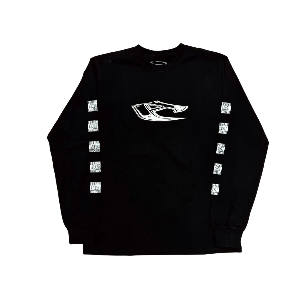 2025 Playboi carti 2.0 tour long sleeve merch Limited edition long sleeved sweatshirts TX1463