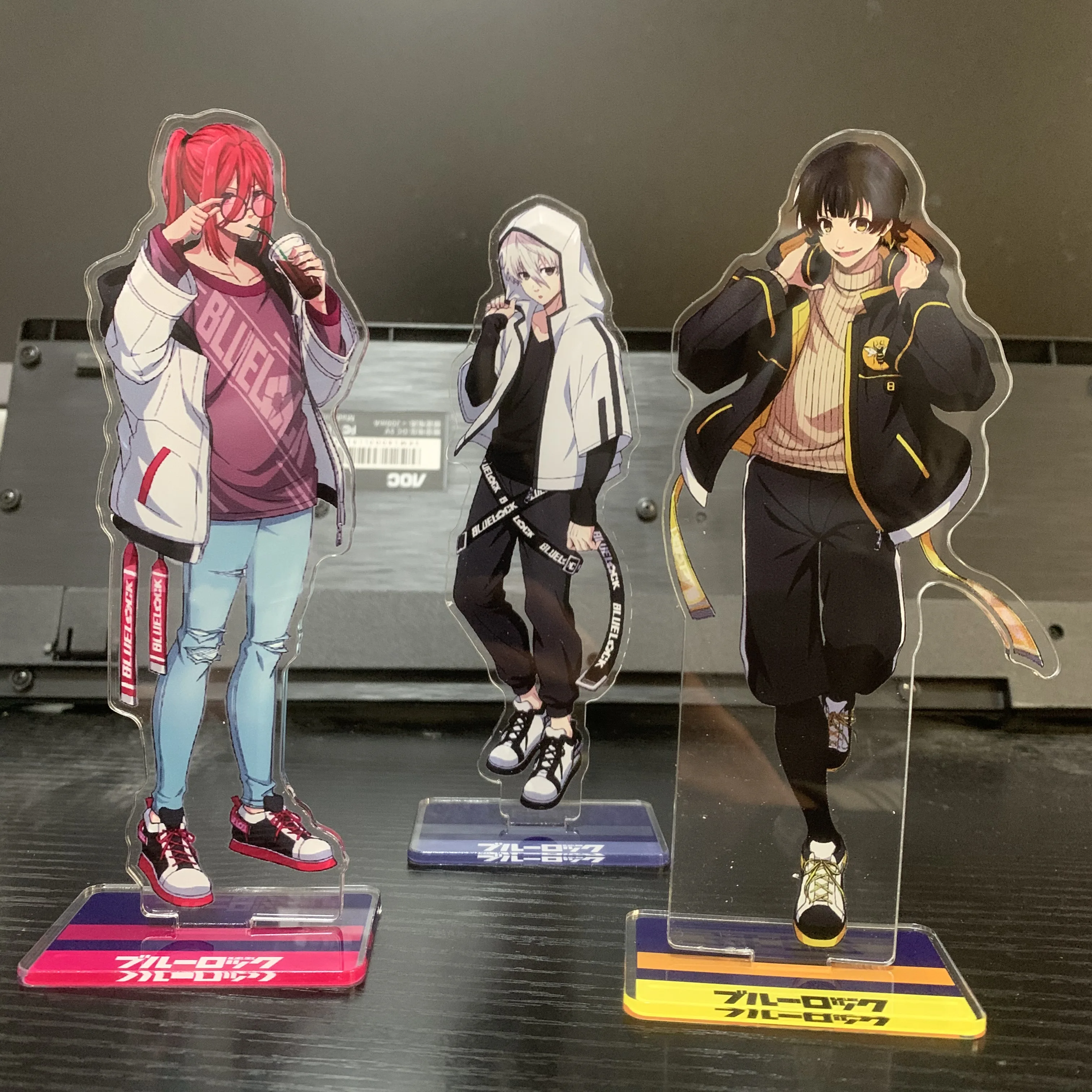 Anime BLUE LOCK Figures Bachira Meguru Chigiri Hyoma Cosplay Fashion Acrylic Stand Model Plate Desk Decor Standing Sign Props