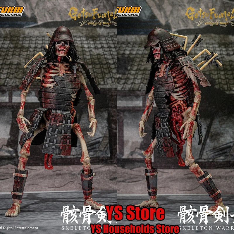 Storm Toys 1/12 Collectible Skeleton Warrior Solider Model Armor Decor Skull Mini 6" Full Set Action Figure Fans Collection