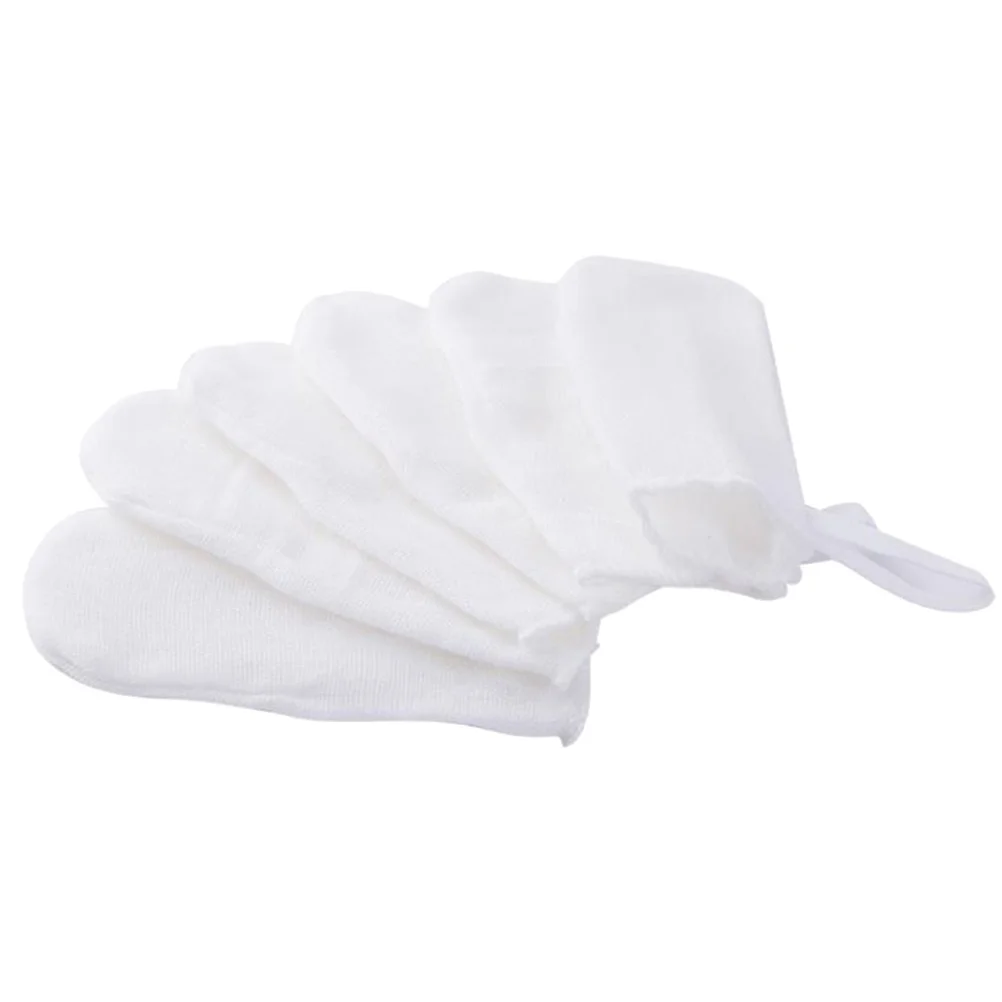 

6Pcs Finger Toothbrush Medical Gauze Sterilized Adjustable Drawstring Baby Infant Oral Care Cleaning Tool Finger Toothbrush