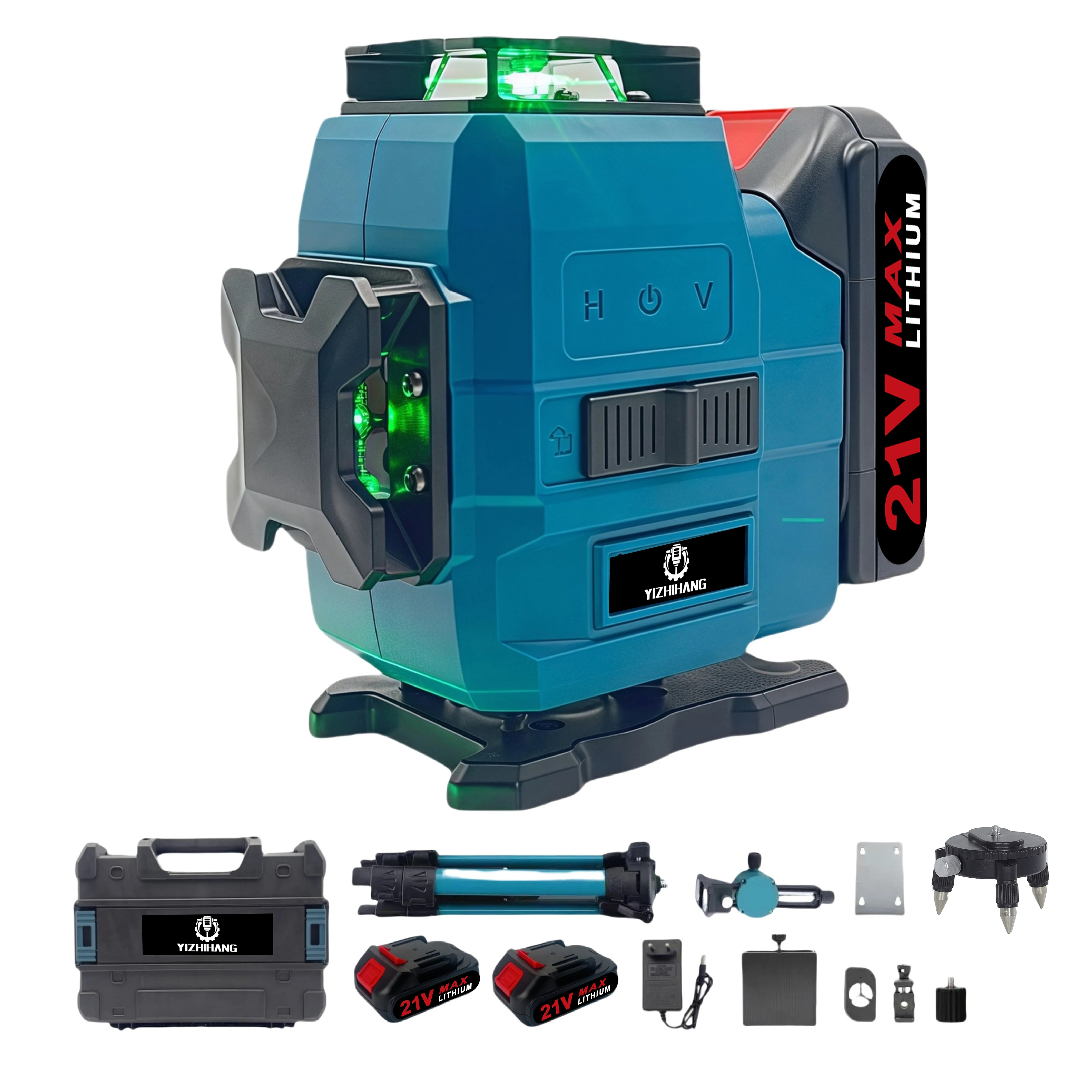 CE Certification Levels  Laser Level Self-Leveling 360  3D  12/16 Lines Green Laser Professional Grade