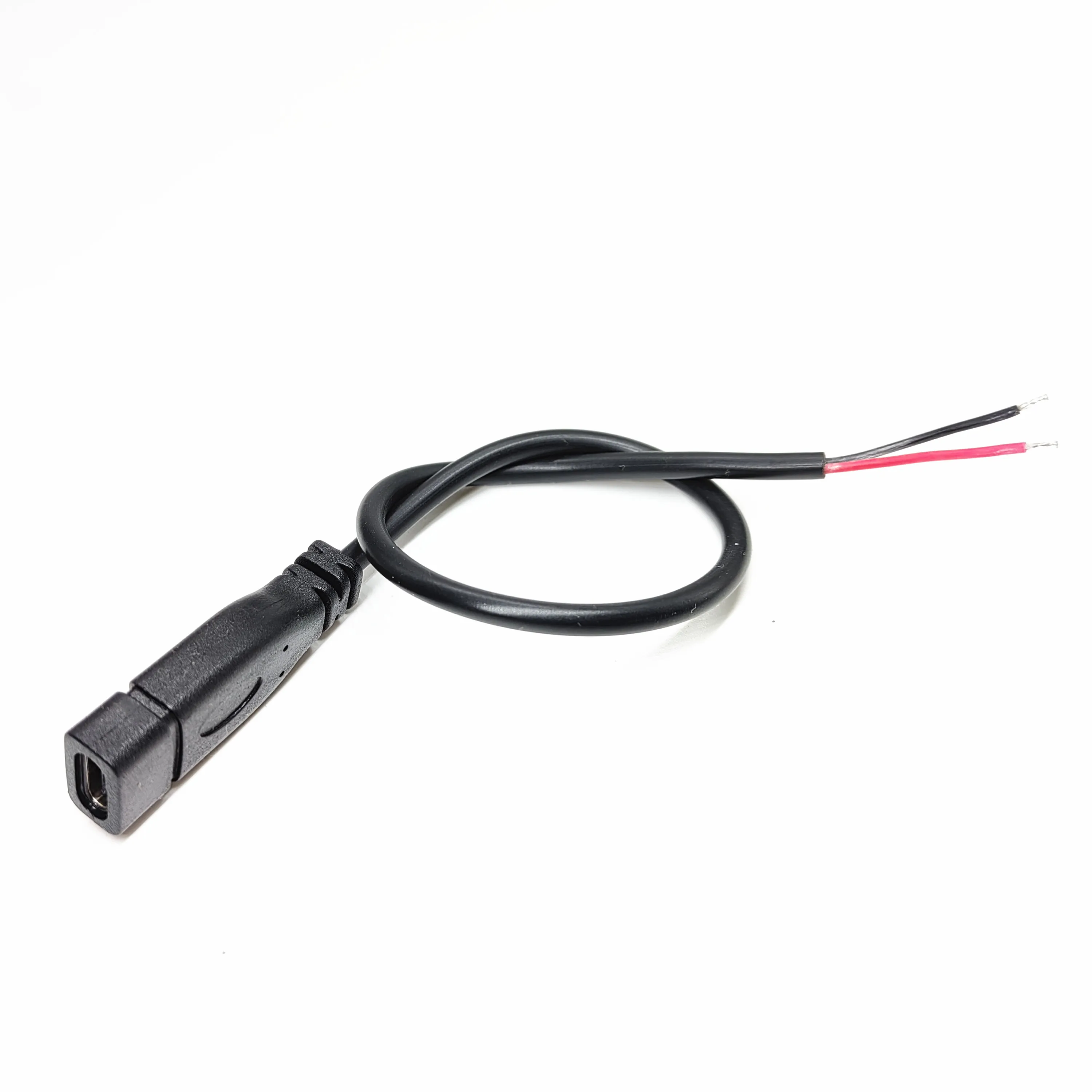 USB typu C męski wtyk żeński zasilacz ładowarka złącze 2 pin 4 pin USB-C DIY naprawa kabla typ spawania drut 0.3M 1M 2M — zdjęcie produktu 4