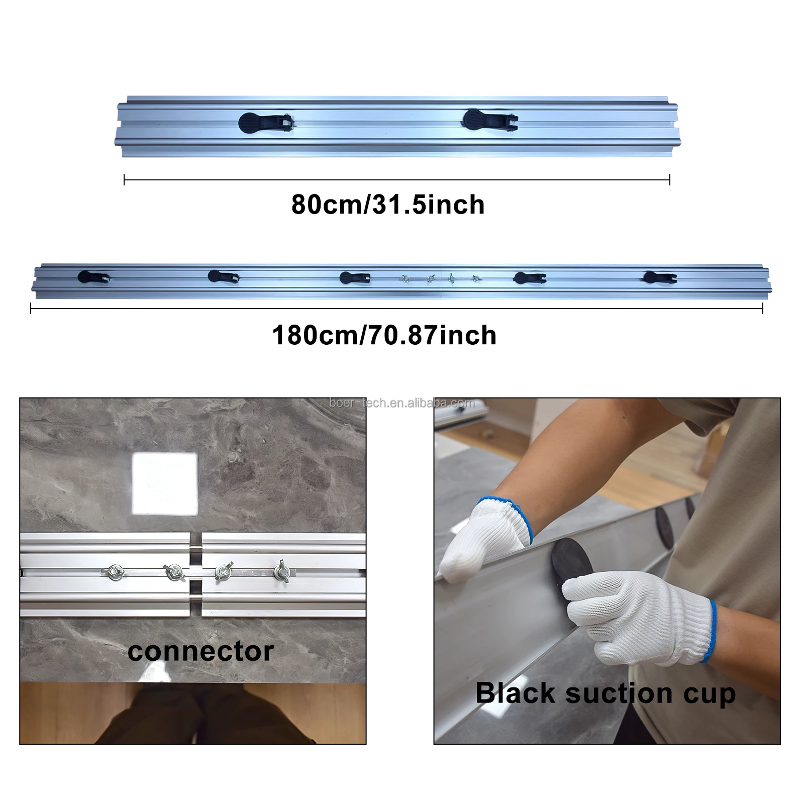 Tagliapiastrelle di grande formato 2600mm Tagliapiastrelle manuale ad alta precisione Coltello a spinta e estrattore per piastrelle in ceramica PL2800