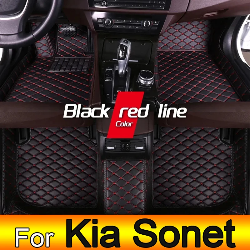 

Автомобильные коврики для Kia Sonet QY 2020 2021 2022 2023 2024 5saet, водонепроницаемые коврики, автомобильные матовые коврики, автомобильные аксессуары