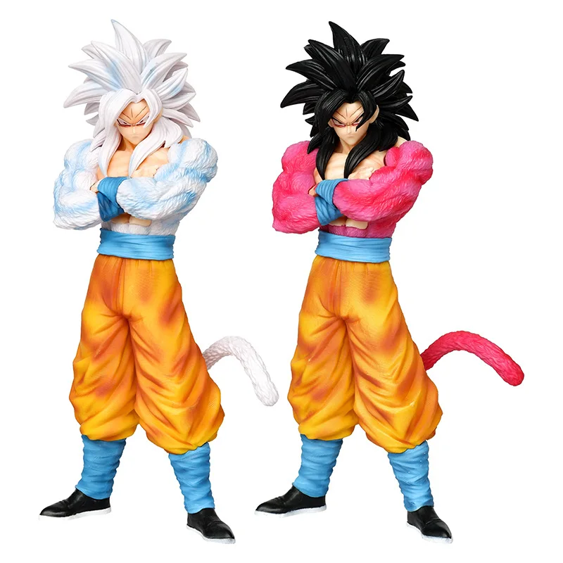 Animation Dragon Ball Z the Monkey King super four red and white 20cm character doll Pvc statue model collection toy Gif