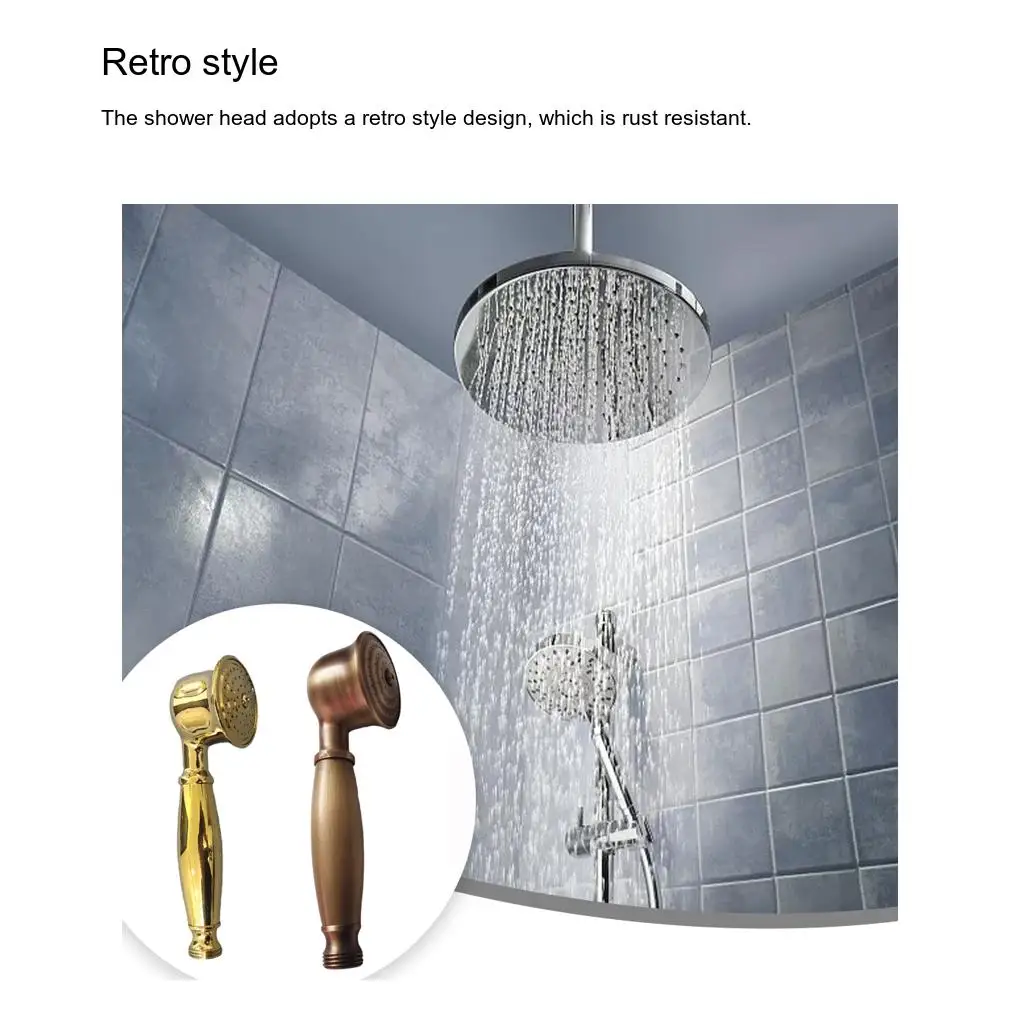 Bathroom Handheld Shower Head Portable Wall Mounted Faucet Sprayer High Pressure Accessory Wear-resistant Hand Showers