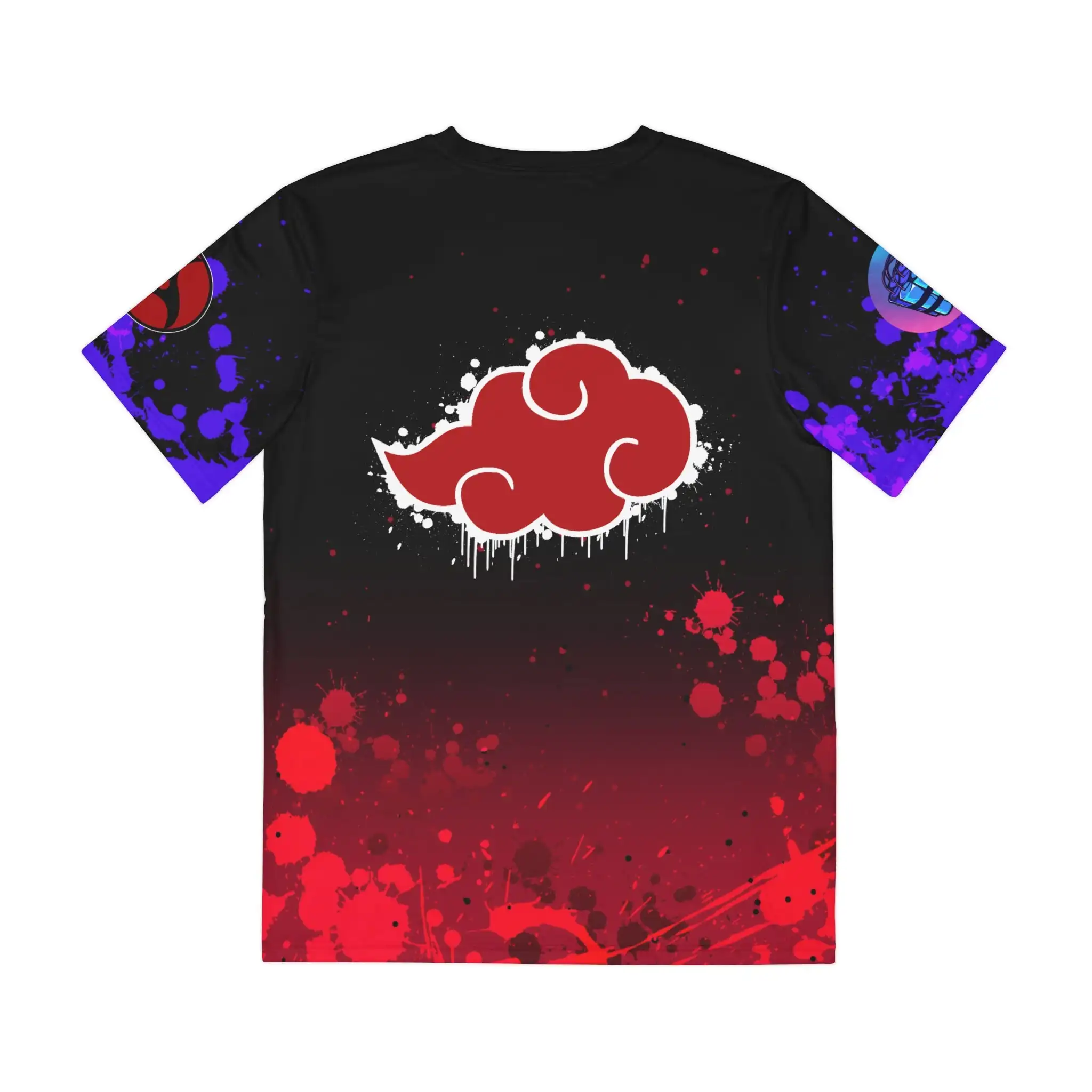 Trendy Collectible Unisex Crew Neck NARUTO Itachi Tee Soft Printed Top Ideal For Night Out And Casual Street Style Looks