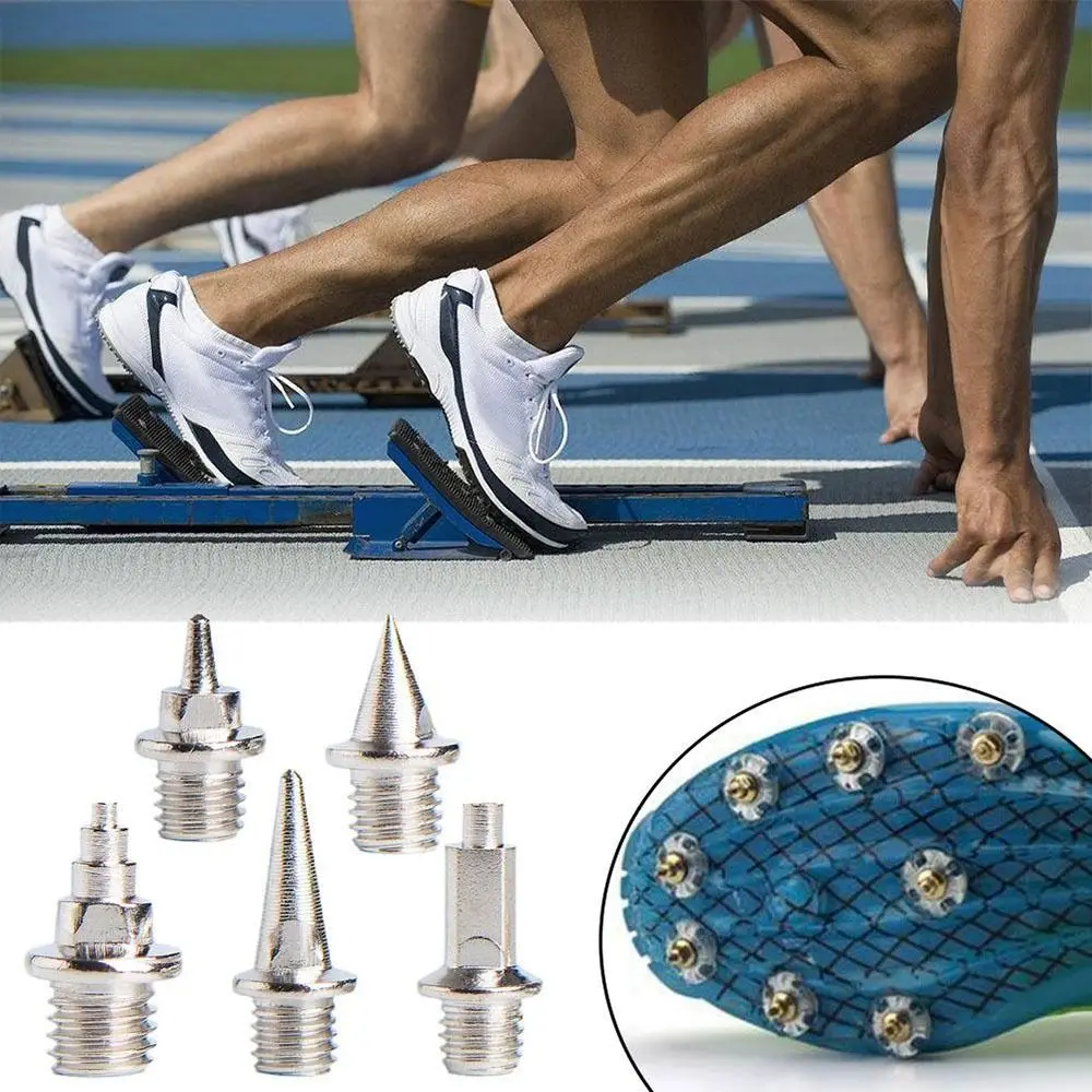 16Pcs Track Field Shoe Studs punte da pista in acciaio Sprinting di alta qualità Cross Country Field Shoes Spikes