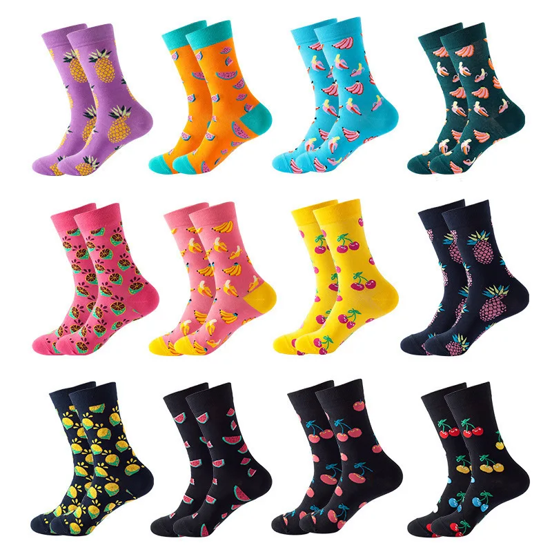 Socks for men and women, midsole, spring and summer cotton socks, ins trendy socks, sweat absorbing and odor proof creative