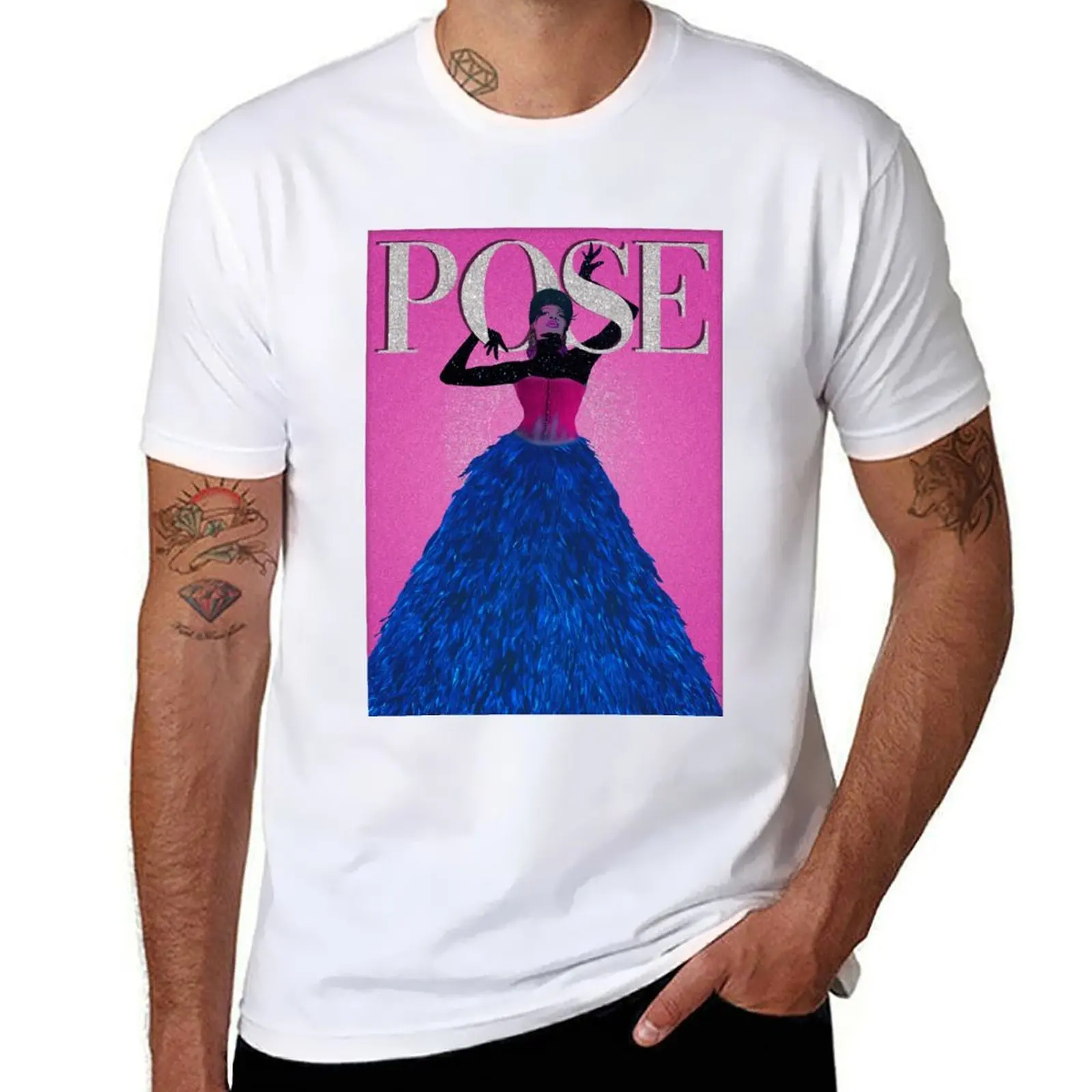

POSE T-Shirt t shirts for man slim fit man t shirt cotton high quality T-Shirt