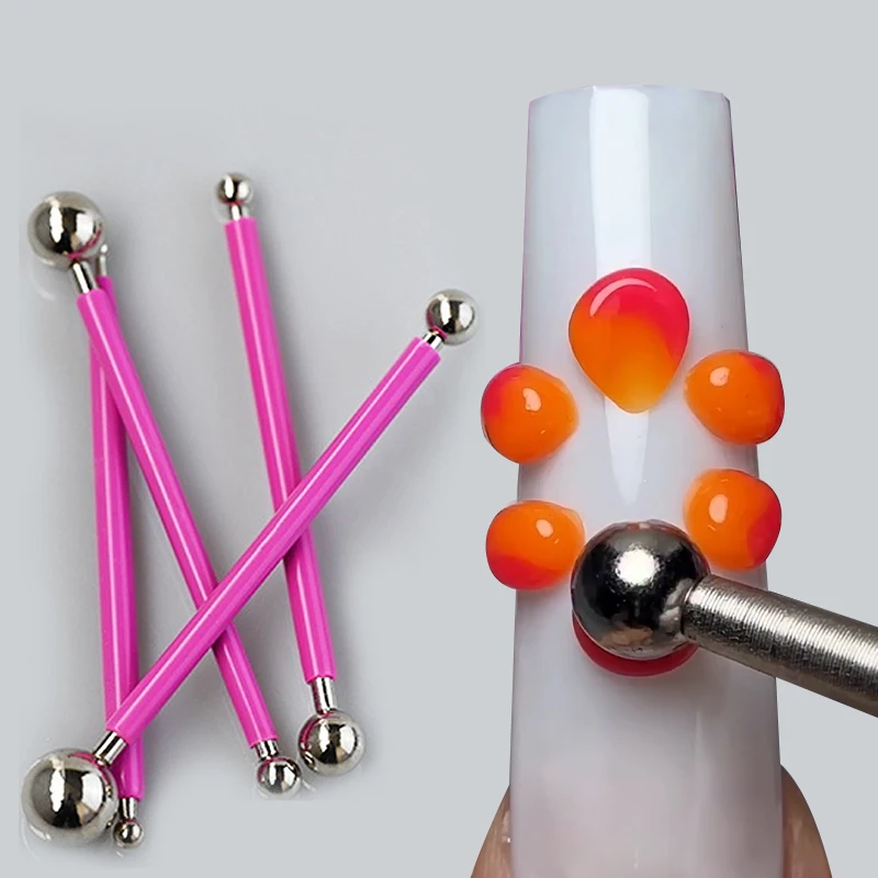 New Clay Ball Maker Hand Rolling DIY 3D Handmade Acrylic Flowers Charms For Nail Art Decoration Craft Supplies DIY Jewelry