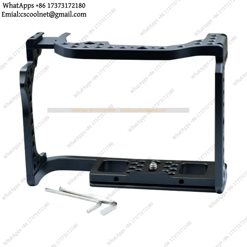 Camera Cage For Canon EOS R With 1/4 3/8 Thread Holes For Magic Arm Microphone Fill Light Attachment