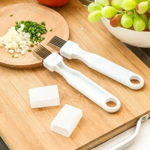 1/3PCS Multifunctional Vegetable Onion Slicer Chopper Sharp Scallion Shredder Manual Slicing Cutter Kitchen Food Prep Tool