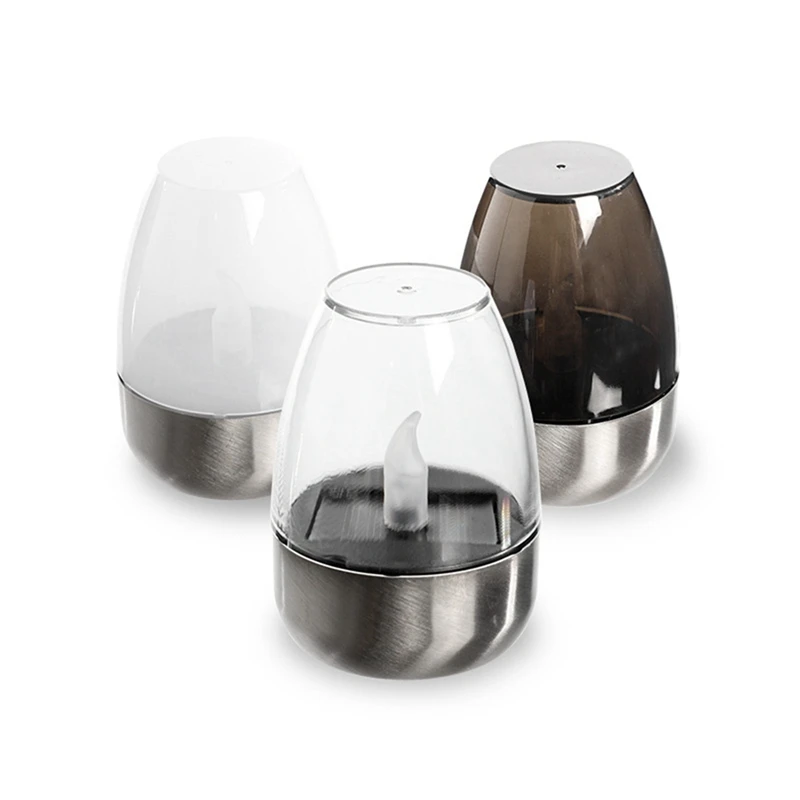 Solar Candle Light Outdoor LED Lawn Deck Halloween Decoration Night Light Waterproof Garden Solar Light