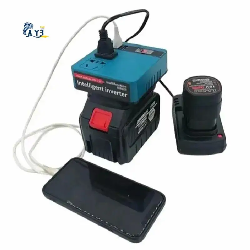 

AY03-For Lithium Battery Inverter, Electric Tool Battery Inverter AC220V/ DC5V/20V Outdoor Operation Inverter