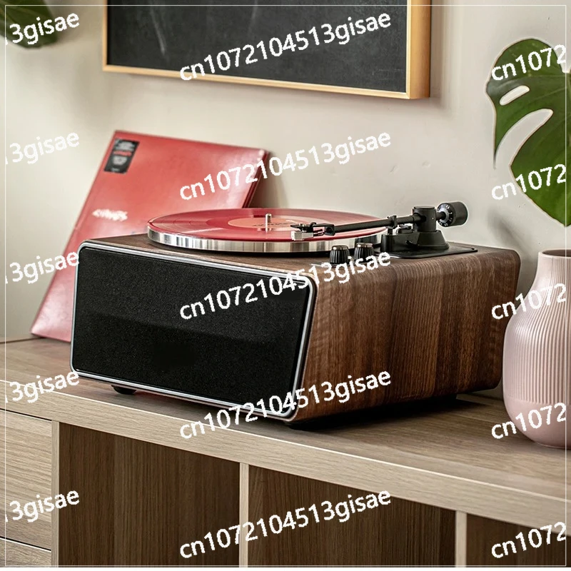 Gramo  Phone 2-Speed BT5.0 AUX-in Line-out RCA Output Player Turntable Retro Record Player LP Built-in Speakers Vintage view 5