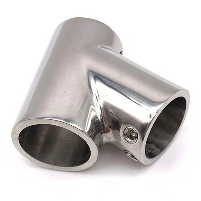 High Quality Boat Hand Rail Fitting - 60 Degree Tee Marine Stainless Steel Water Sports Rowing Boats Accessories