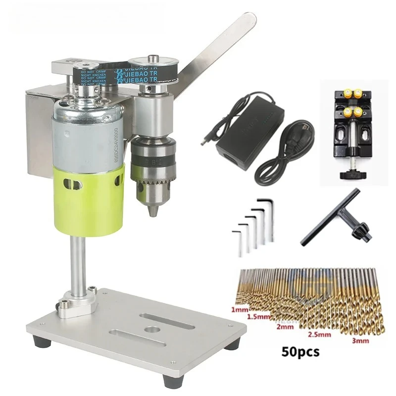 

Mini Bench Drill Press Portable Bench Mini Drilling Machine Mini Benchtop Drill Press DIY Wood Metal Electric Bench Drill Stand