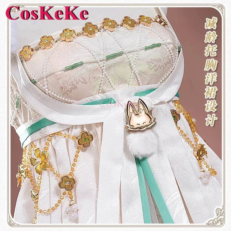 CosKeKe Sariel Cosplay Game Light And Night Costume Moon Vixen Of Heart Sweet Uniform Dress Activity Party Role Play Clothing