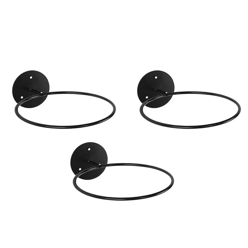 

3 Pcs Hands Wall Soccer Balls Rack Indoor Basketball Hoop Display Holder Football Clothes