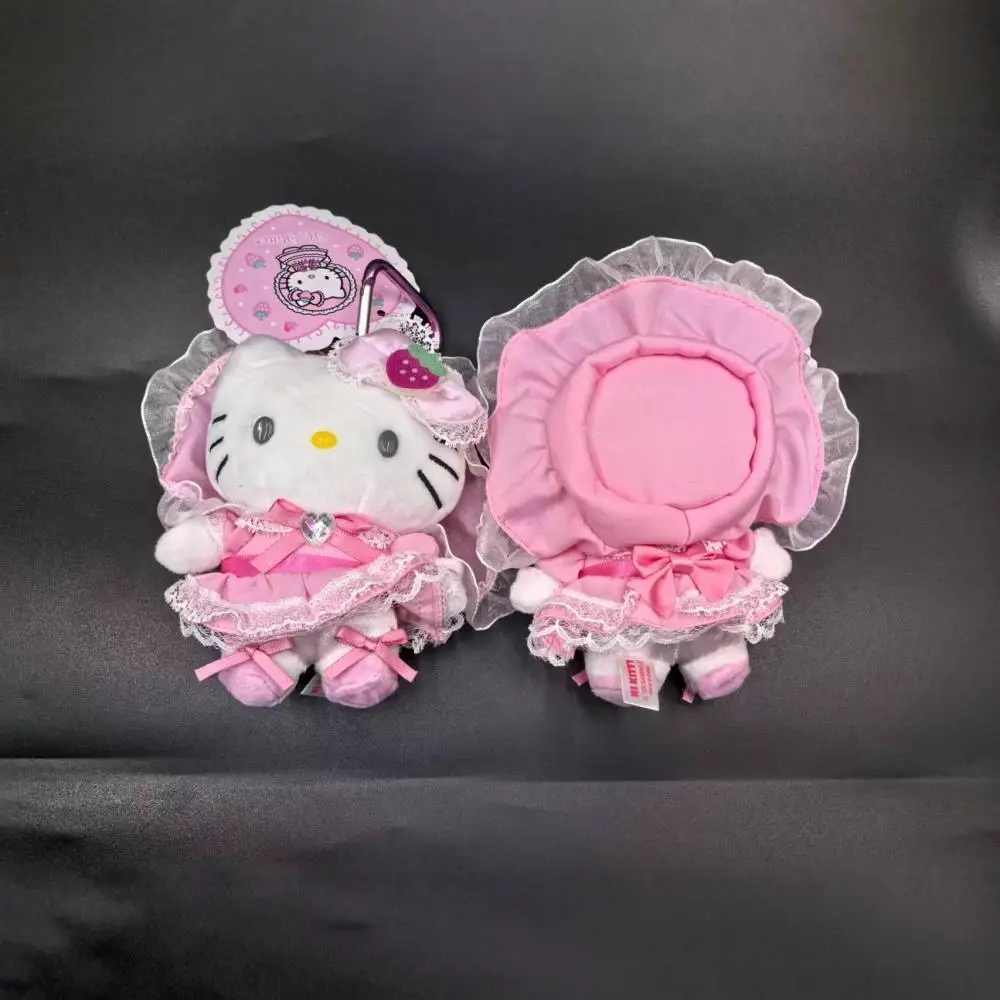 kawaii سانريو خادمة لولي مرحبا كيتي القط أفخم دمية الحب زر قلادة الديكور مفتاح سلسلة الفتيات ألعاب إبداعية هدية عيد ميلاد