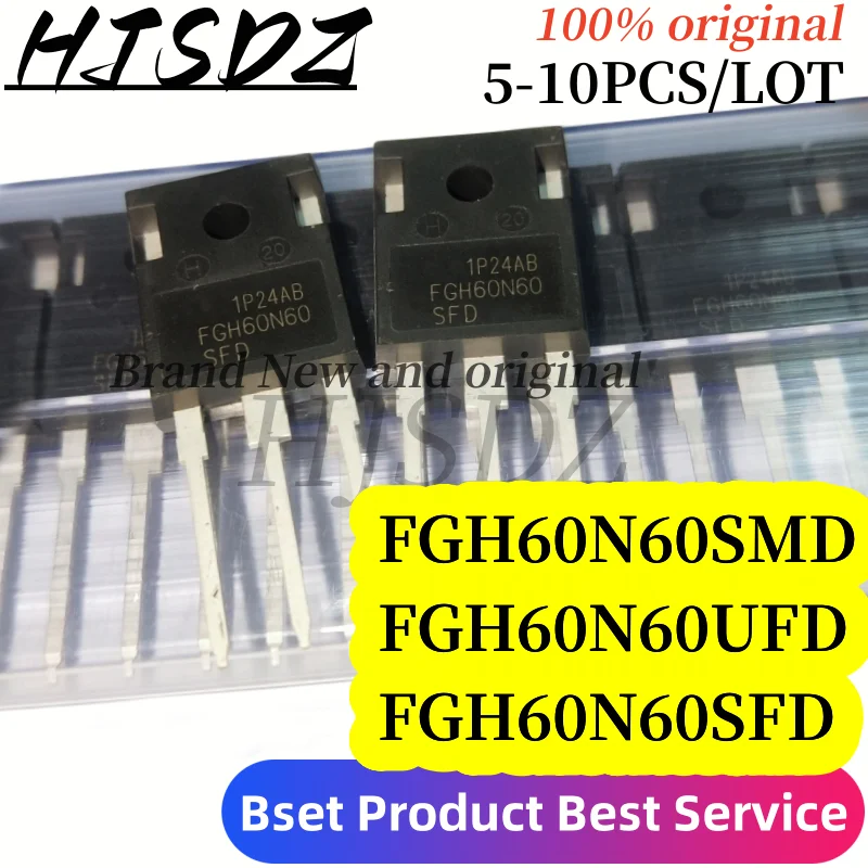 5-10PCS/LOT IGBT Original importado 60N60 FGH60N60 FGH60N60SFD FGH60N60SMD FGH60N60UFD TO-2022 60A  V 247