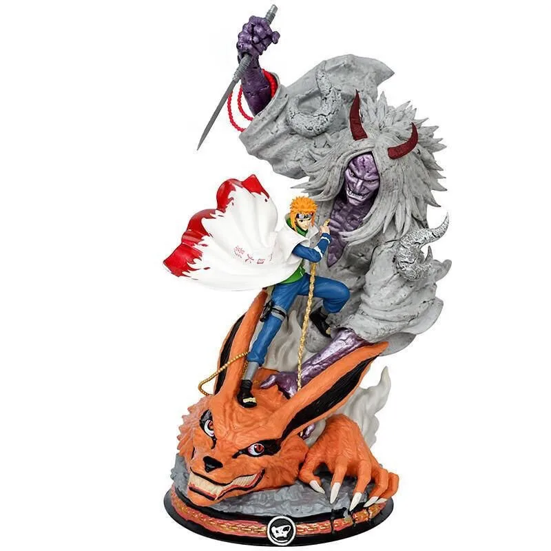 Naruto CS fourth generation, wave water gate, ghouls sealed GK statue figure peripheral model ornament