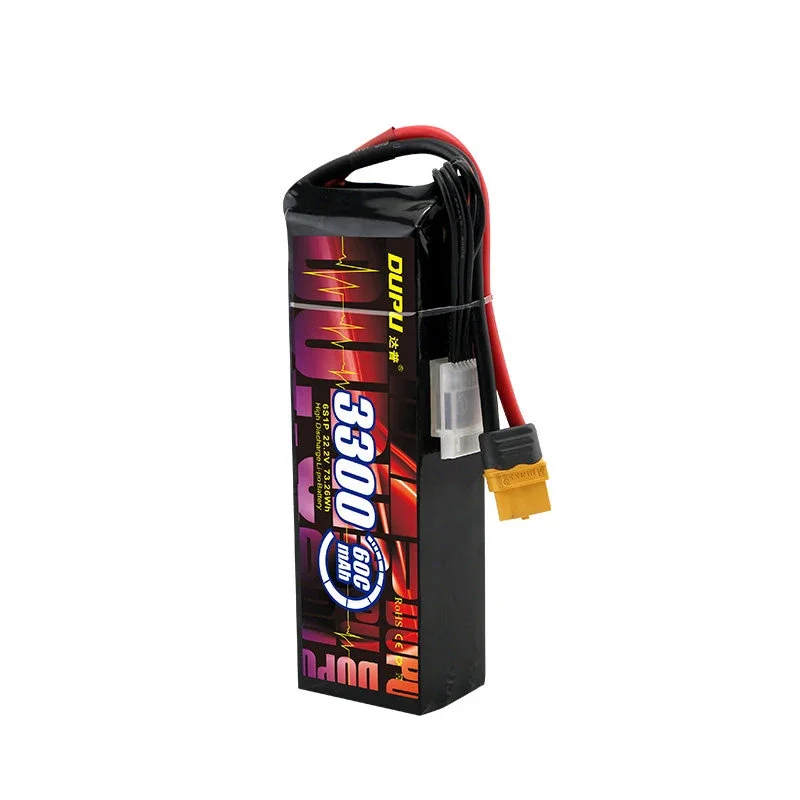 DUPU 3300mAh High-capacity Model Aircraft Batteries 3S 11.1V 4S 14.8V 6S 22.2V 35C 60C 75C Lipo Battery for RC Airplane DIY Kits