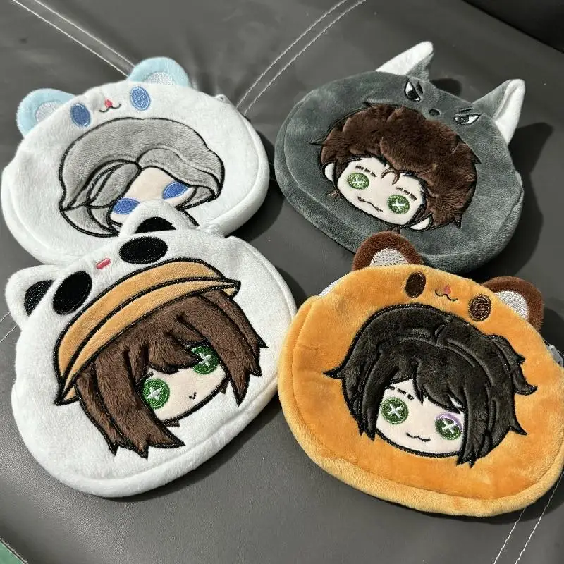 Supedar EMMA Woods Luca Balsa Animal Series กระเป๋าสตางค์ dompet koin การ์ตูนของขวัญกระเป๋าใส่หูฟังเกม10ซม.