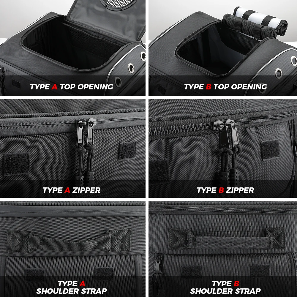 Motorcycle Pet Carrier Bag Dog Cat Bag for Street Glide Road King Electra Glide Passenger Seat Luggage Rack Touring Trike Models