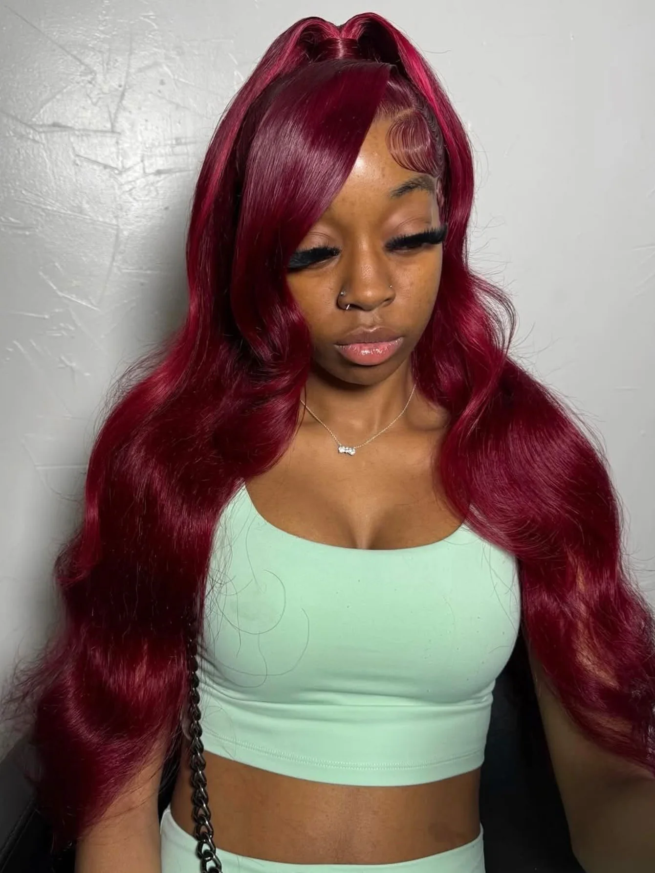 

13*4 Lace Front Wigs Human Hair 99J Burgundy 13X6 Hd Transparent Lace Frontal Wigs Burgundy Wine Red Body Wave Wig Pre Plucked