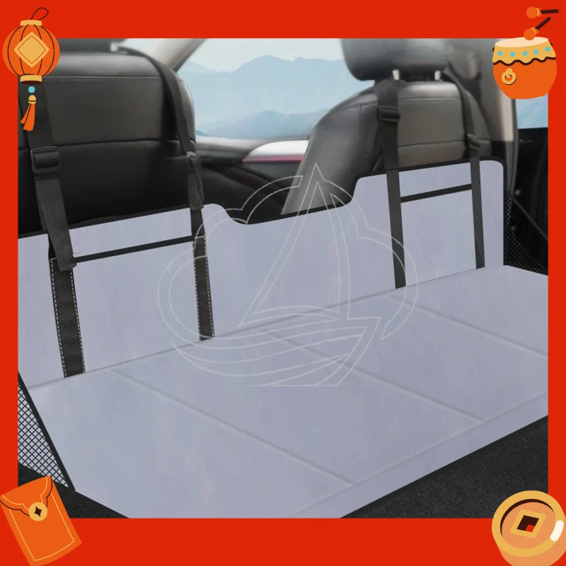 Car Rear Seat Extension Board Mattress Travel Inflatable Bed Flat Bracket for Auto Travel