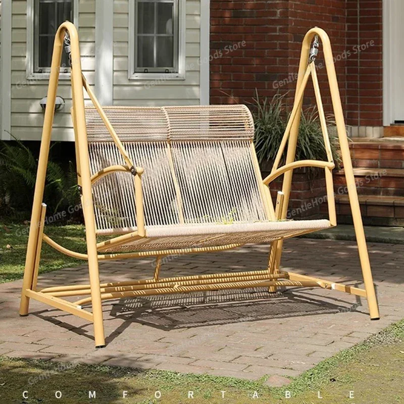 

Retro Hanging Chair Patio Swings Garden Rocking Suspended Garden Patio Swings Hammock Shaking Outdoor Furniturebalançoires