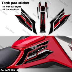 NC750X Fuel Tank Sticker Oil Gas Cap 3D Decal Cover Protector Waterproof For NC 750 X NC 750X 2021 2022 2023 2024
