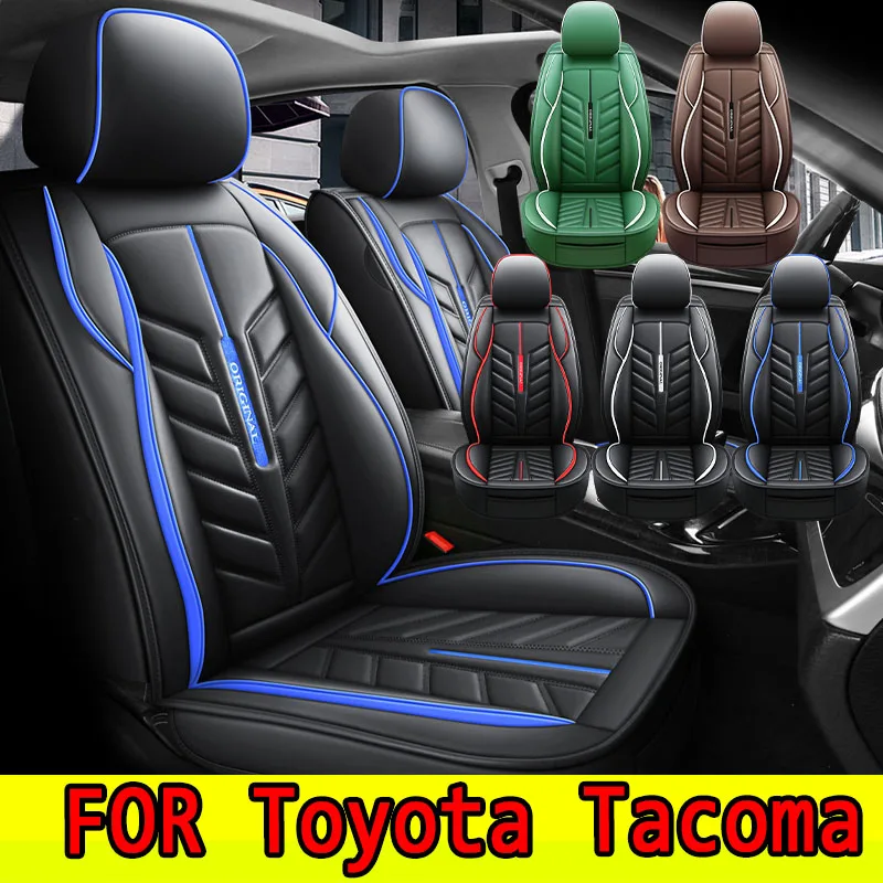 

FOR Toyota Tacoma Car seat cover Faux leather comfortable waist high-end full set 5-seat full wrap four seasons seat cover