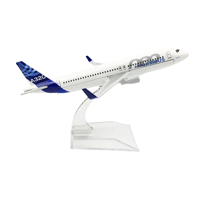 1:400 Scale Metal Aviation Replica Airbus A320 Prototype Aircraft Model Airplane Miniature Kids Room Decor Gift