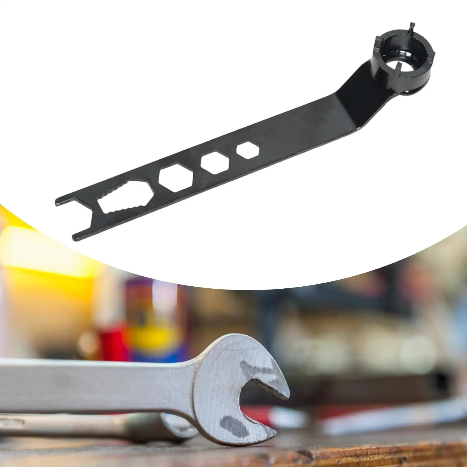 Lock Nut Spanner Ergonomic Grip Handle Screw Remover 4 Claw Angle Grinder Wrench