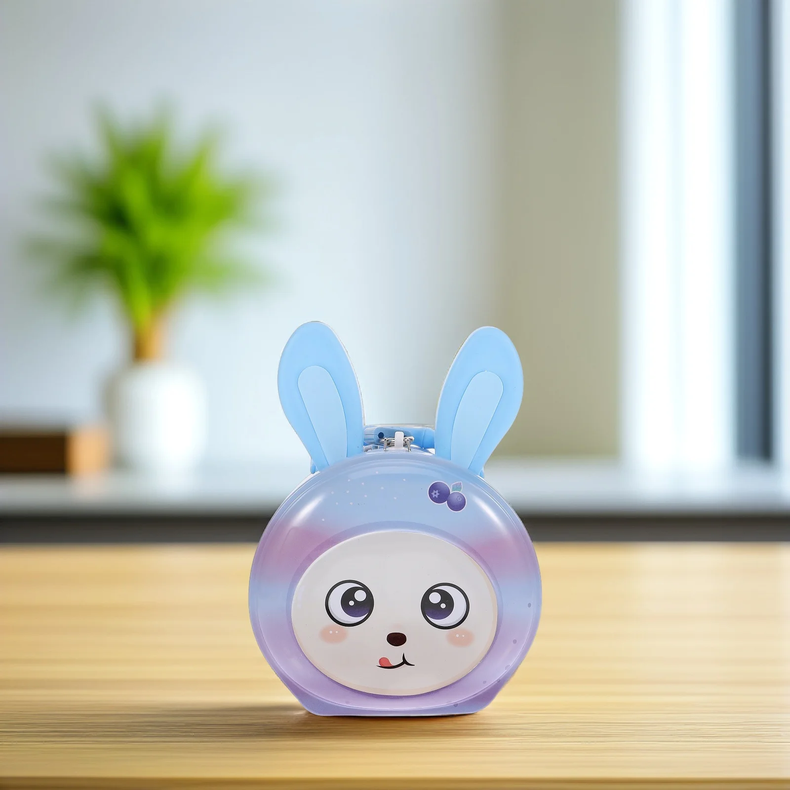 Tirelire de lapin de dessin animé pour enfants, avec serrure, mignon lapin, boîte d'économie de pièces de monnaie, décor de bureau, pot de stockage d'argent, cadeau pour filles et garçons