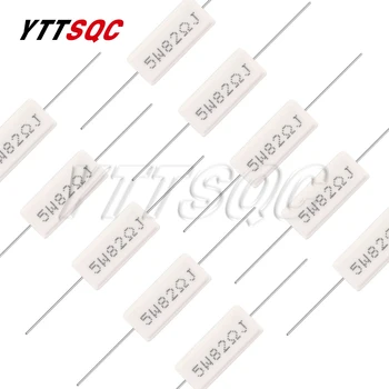 10szt 5W 5% Rezystor cementowy Rezystancja mocy 0.1 ~ 10K 0.1R 0.5R 1R 10R 100R 0.22 0.33 0.5 1 2 5 8 10 15 20 25 30 100 1K 10K ohm