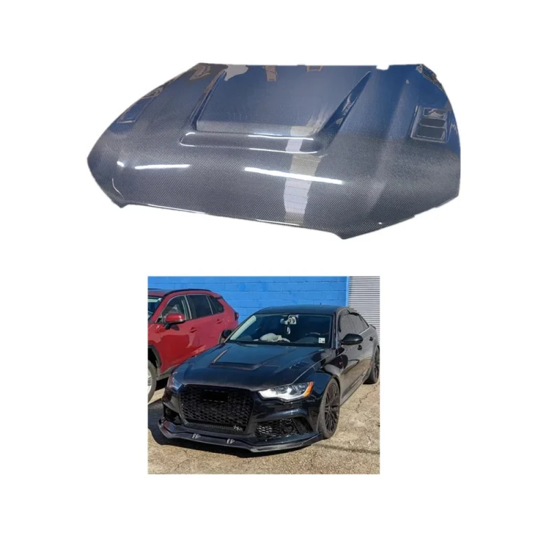 

A6 S6 C7 2013-2018 Upgraded Carbon Fiber Hood | Fit