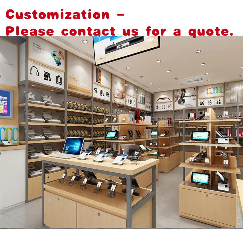 

custom.Custom Mobile Phone Shop Mobile Display Showcase Modern Shop Design Electronics Store